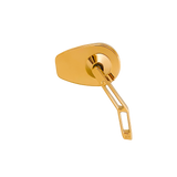 #102100TIN & #102110TIN, Mirror, Micro OEM, V2 cut out stem, Gold Titanium Nitride Coated