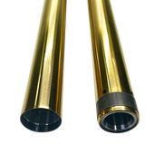 #105130G, Dyna 49mm Fork Tubes 27.5", Gold TIN, 06-17 FXD