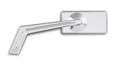 Mirror Pair Chrome #102370 & #102390, Weekend Warrior Stem, W/Rectangle Head Ball Milled PAIR