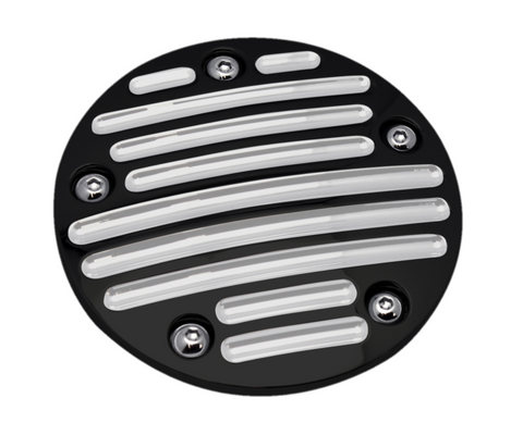 #203910B Point Cover, 5-Hole, Millennium, B-Milled, Black, Twin Cam, 99-2017