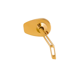 #102100TIN & #102110TIN, Mirror, Micro OEM, V2 cut out stem, Gold Titanium Nitride Coated