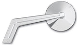 #102350, #102360 Mirror, Weekend Warrior Stem, with Round Head Chrome