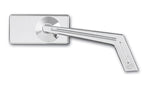 Mirror Pair Chrome #102370 & #102390, Weekend Warrior Stem, W/Rectangle Head Ball Milled PAIR