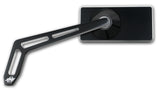 #102450B & #102470B, Mirror, Weekend Warrior Stem, W/Rectangle Head Black 2 Tone