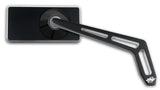 #102450B & #102470B, Mirror, Weekend Warrior Stem, W/Rectangle Head Black 2 Tone