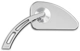 #102510, #102530 Mirror, Tear Drop Stem Cut out, with Tear Drop Head Smooth Chrome
