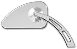 #102510, #102530 Mirror, Tear Drop Stem Cut out, with Tear Drop Head Smooth Chrome