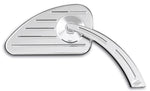 Mirror Pair Chrome Ball Milled #102550, #102570, Tear Drop Stem, with Tear Drop Head