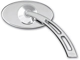 #102590 #102600 Mirror Chrome, Pro-Street Smooth Oval Head, w/Teardrop Cut-Out Stem