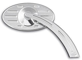 #102610, #102620, Pro-Street Oval Ball Milled Head with Teardrop Ball Mill Stem