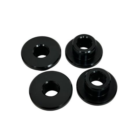 #103060B, Solid Mount Billet Riser Bushing kit, Black Anodize, M8 Softail & Touring Models (Copy)