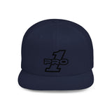 PRO 1 Stamp logo, Flat Bill Snapback