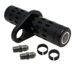 #201110B Oil Cooler w/Temp Gauge, Universal Clamp, for 1" to 1-1/4" Frame, Black
