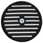 #203960B Pro-One Billet Air Cleaner Cover, Ball-Milled, Black