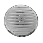 #203960 Pro-One Billet Air Cleaner Cover, Ball-Milled, Chrome