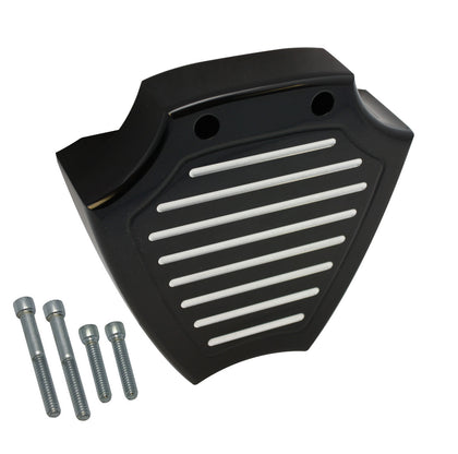 #204590B Coil Cover, Billet, Ball Milled, Black