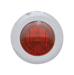 #402210  Mini Marker Light, Dual Function, w/Red Lens, (3) Red LED, 1-1/8"