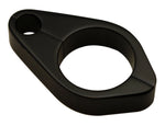 #500680B Billet Clamp, Clutch Cable, 1-1/4 inch Frame Size, Black