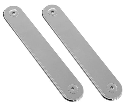 #908370 Billet Aluminum Turn Signal Eliminator's, Smooth, Chrome