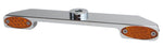 #909102 Billet Turn Signal Bar w/ AMBER LED, Chrome, Wide Glide, FxWG, FxST, FxDWG