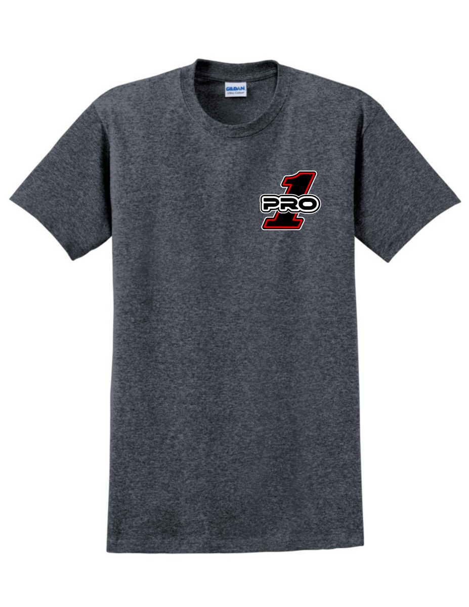 Pro One Logo T shirt Grey – Pro-One Performance Products